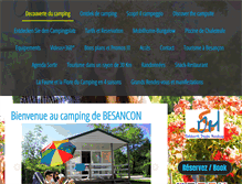Tablet Screenshot of campingdebesancon.com